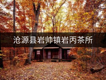 滄源縣巖帥鎮巖丙茶所