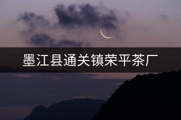 墨江縣通關鎮榮平茶廠