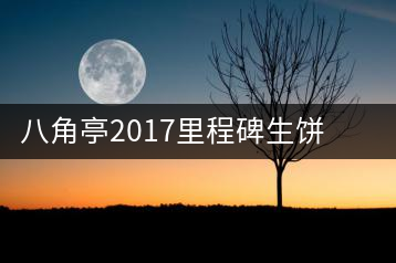 八角亭2017里程碑生餅，擁抱半個世紀的情懷