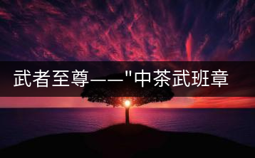 武者至尊——”中茶武班章”，帷幕之后的王者風范