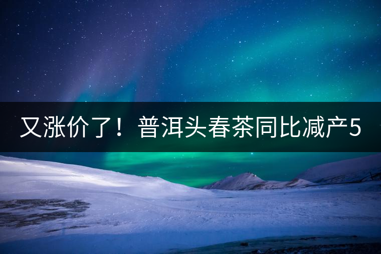 又漲價了!普洱頭春茶同比減產50%,薄荷塘一類鮮葉需當面議價 又漲價了!普洱頭春茶同比減產50%,薄荷塘一類鮮葉需當面議價