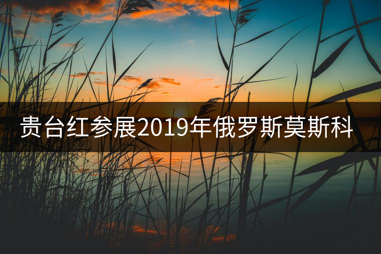 貴臺紅參展2019年俄羅斯莫斯科國際茶展覽會簽訂800萬美金合同! 貴臺紅參展2019年俄羅斯莫斯科國際茶展覽會簽訂800萬美金合同!