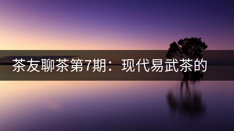 茶友聊茶第7期:現代易武茶的發起者,普洱茶史重量級人物—張毅 茶友聊茶第7期:現代易武茶的發起者,普洱茶史重量級人物—張毅