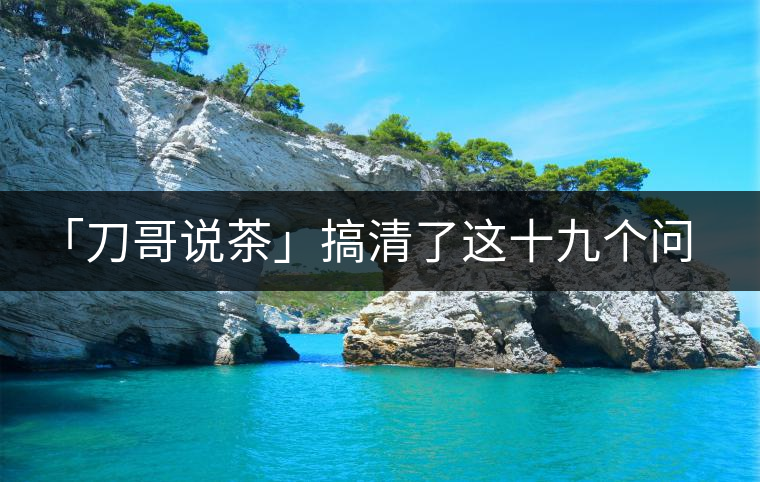 「刀哥說茶」搞清了這十九個問題,您就是熟茶專家 「刀哥說茶」搞清了這十九個問題,您就是熟茶專家