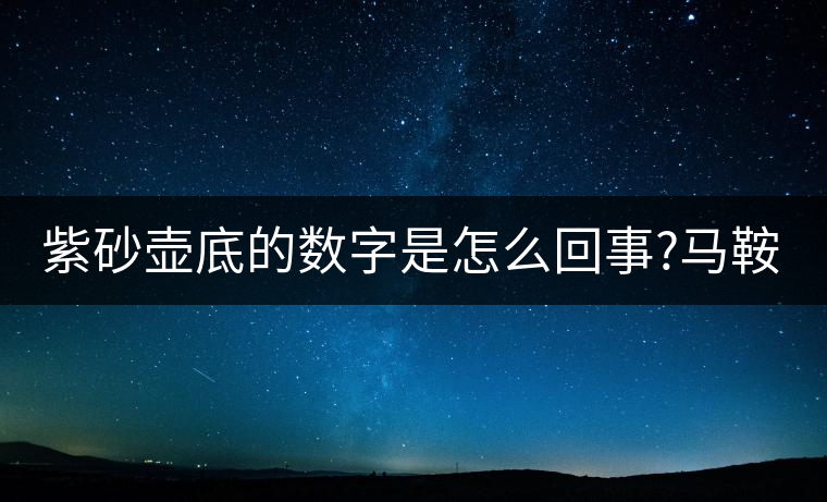 紫砂壺底的數(shù)字是怎么回事?馬鞍山的普洱茶品質(zhì)如何?紫砂壺底的數(shù)字是怎么回事？馬鞍山的普洱茶品質(zhì)如何？