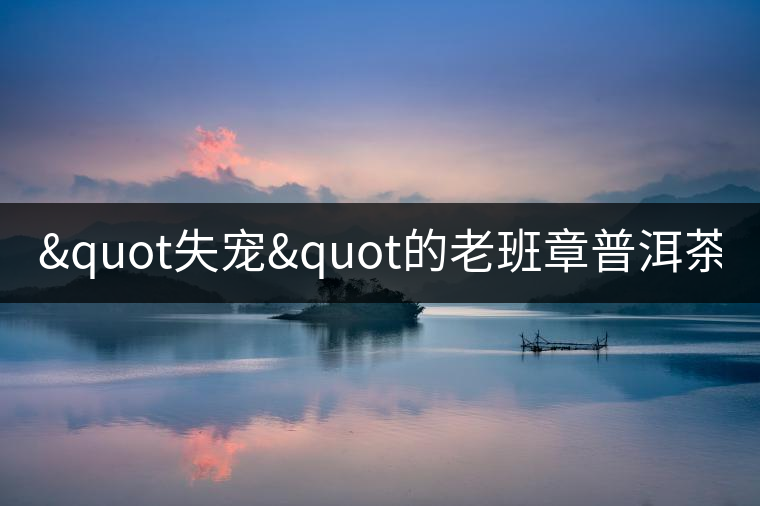 "失寵"的老班章普洱茶! "失寵"的老班章普洱茶!