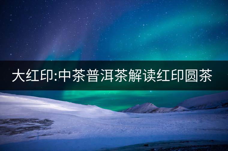 大紅印:中茶普洱茶解讀紅印圓茶經典 大紅印:中茶普洱茶解讀紅印圓茶經典