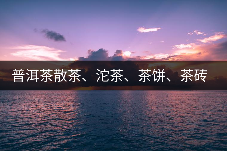 普洱茶散茶、沱茶、茶餅、茶磚哪種更好? 普洱茶散茶、沱茶、茶餅、茶磚哪種更好?