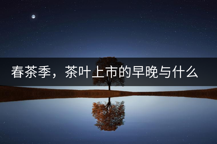 春茶季,茶葉上市的早晚與什么有關 春茶季,茶葉上市的早晚與什么有關