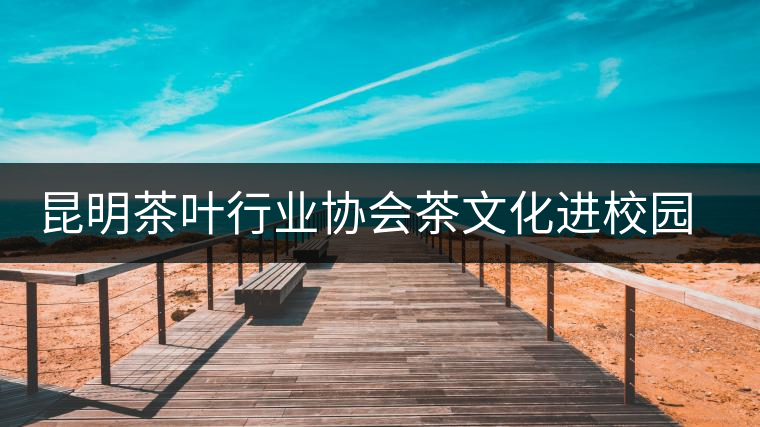 昆明茶葉行業協會茶文化進校園之云南民族大學站