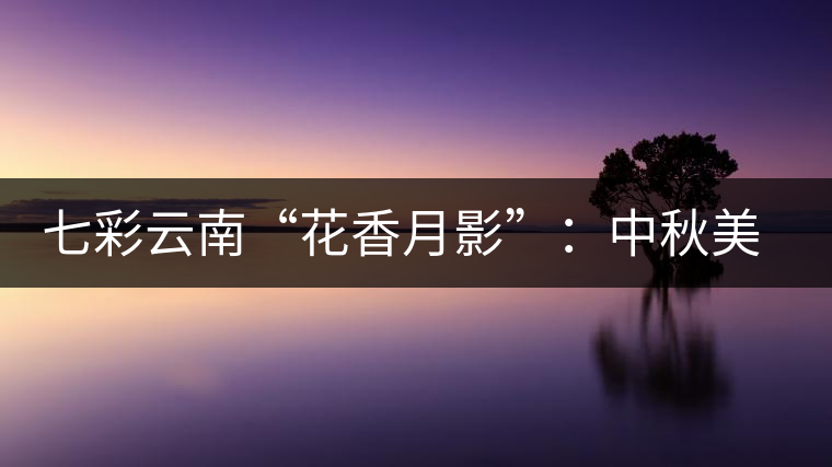 七彩云南“花香月影”:中秋美食魔力搭配 七彩云南“花香月影”:中秋美食魔力搭配