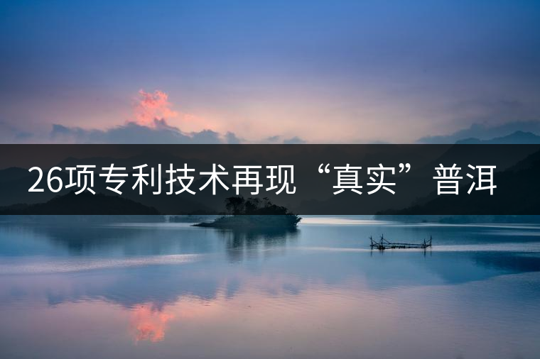 26項專利技術再現“真實”普洱茶