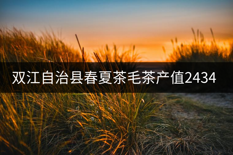 雙江自治縣春夏茶毛茶產值243465.12萬元,平均價穩居全市版首 雙江自治縣春夏茶毛茶產值243465.12萬元,平均價穩居全市版首