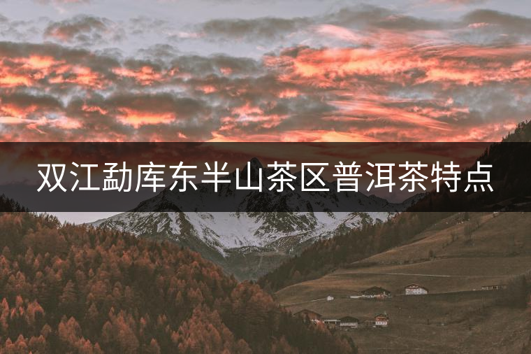 雙江勐庫東半山茶區(qū)普洱茶特點 雙江勐庫東半山茶區(qū)普洱茶特點