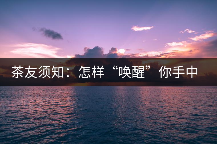 茶友須知:怎樣“喚醒”你手中的那一餅普洱茶? 茶友須知:怎樣“喚醒”你手中的那一餅普洱茶?