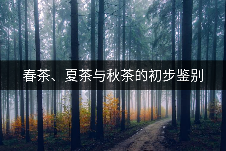 春茶、夏茶與秋茶的初步鑒別