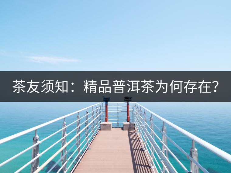茶友須知:精品普洱茶為何存在? 茶友須知:精品普洱茶為何存在?