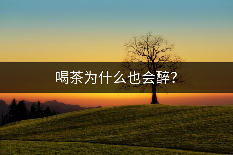 喝茶為什么也會(huì)醉？