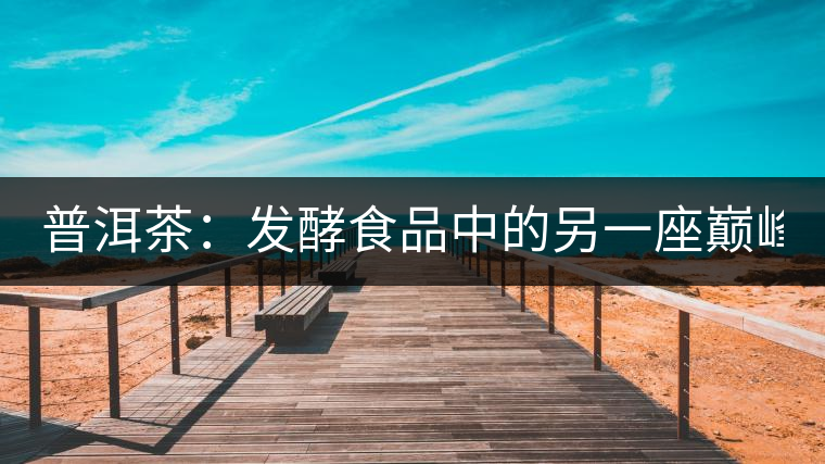 普洱茶:發酵食品中的另一座巔峰(下) 普洱茶:發酵食品中的另一座巔峰(下)