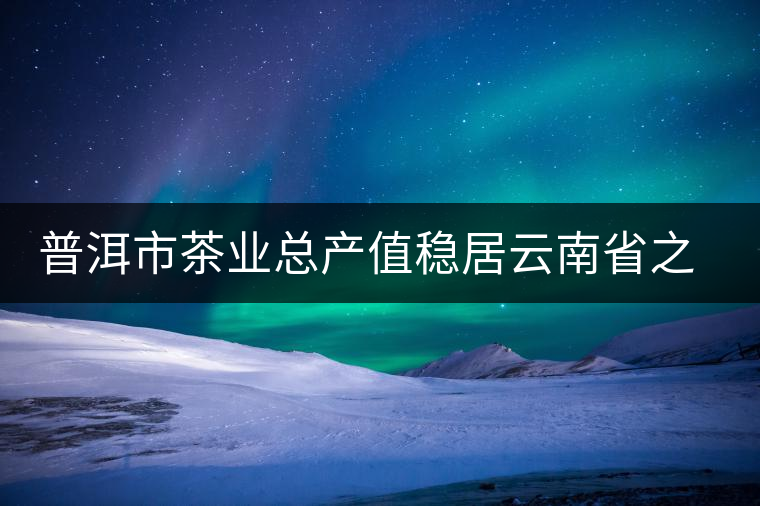 普洱市茶業總產值穩居云南省之首 普洱市茶業總產值穩居云南省之首
