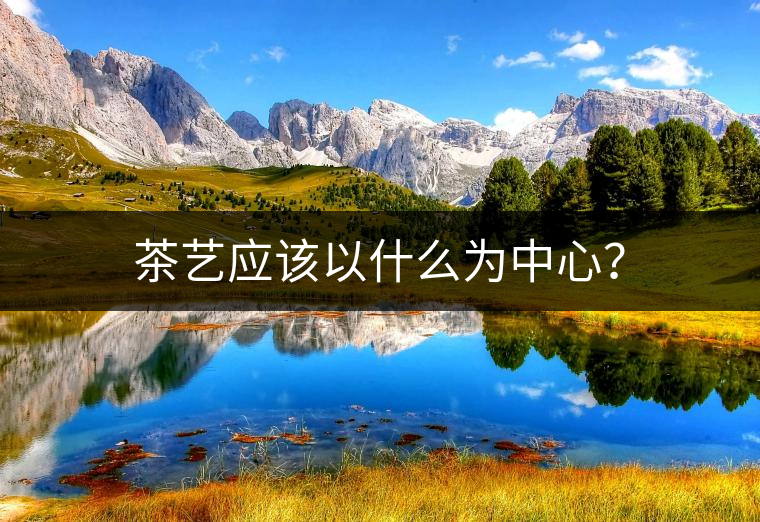 茶藝應該以什么為中心? 茶藝應該以什么為中心?