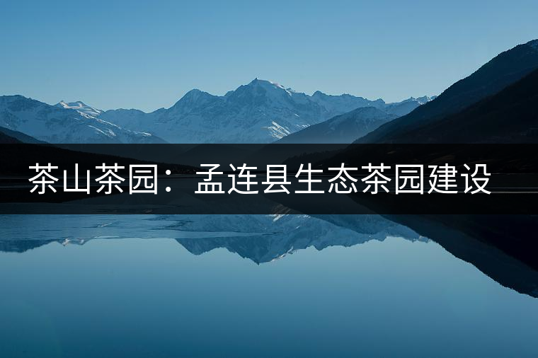 茶山茶園:孟連縣生態茶園建設工作進展順利 茶山茶園:孟連縣生態茶園建設工作進展順利