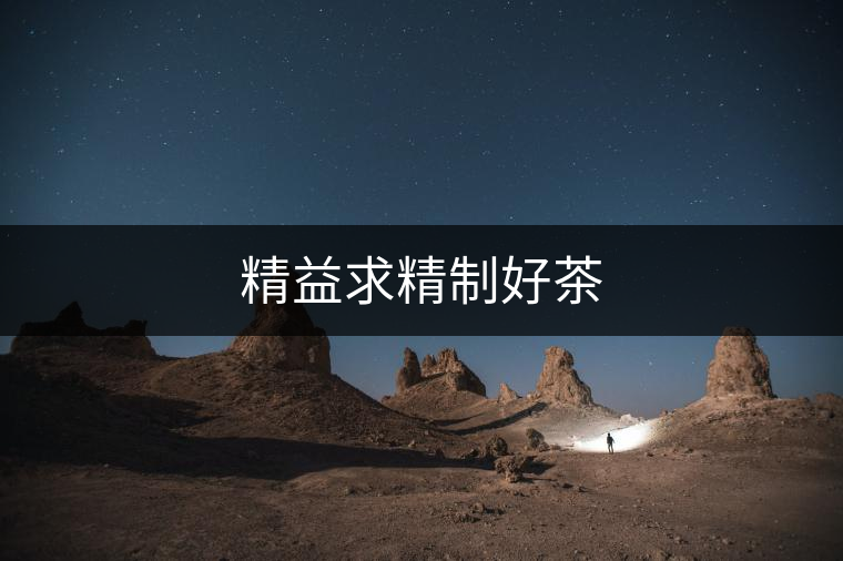 精益求精制好茶 精益求精制好茶