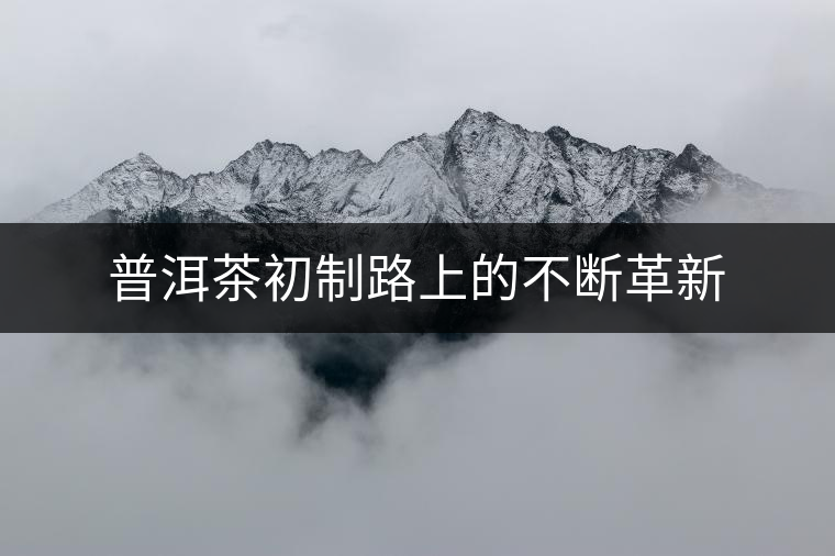 普洱茶初制路上的不斷革新 普洱茶初制路上的不斷革新