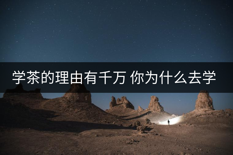 學茶的理由有千萬 你為什么去學茶? 學茶的理由有千萬 你為什么去學茶?