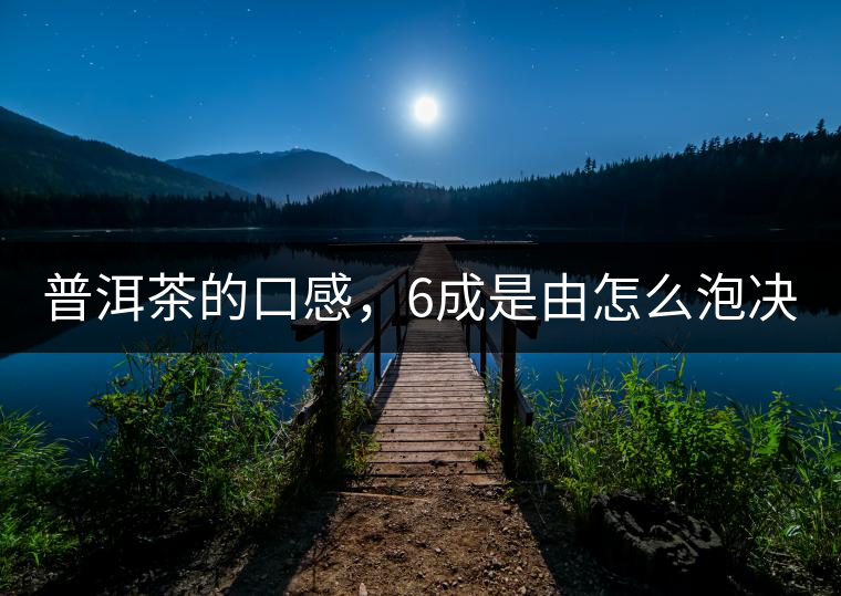 普洱茶的口感，6成是由怎么泡決定的！
