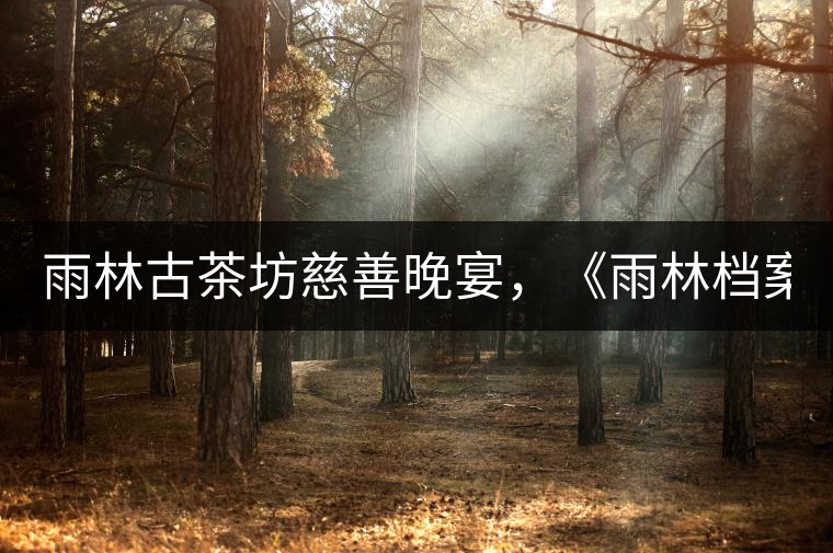 雨林古茶坊慈善晚宴,《雨林檔案·曼松》拍出106萬! 雨林古茶坊慈善晚宴,《雨林檔案·曼松》拍出106萬!