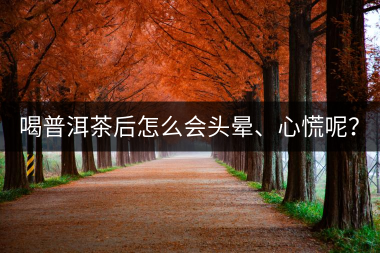 喝普洱茶后怎么會頭暈、心慌呢? 喝普洱茶后怎么會頭暈、心慌呢?