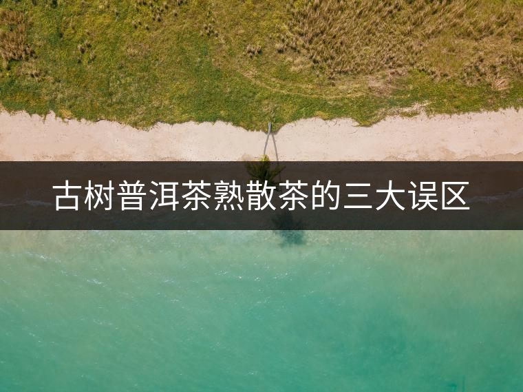 古樹普洱茶熟散茶的三大誤區