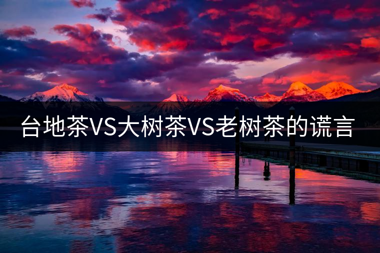 臺地茶VS大樹茶VS老樹茶的謊言你信幾個? 臺地茶VS大樹茶VS老樹茶的謊言你信幾個?