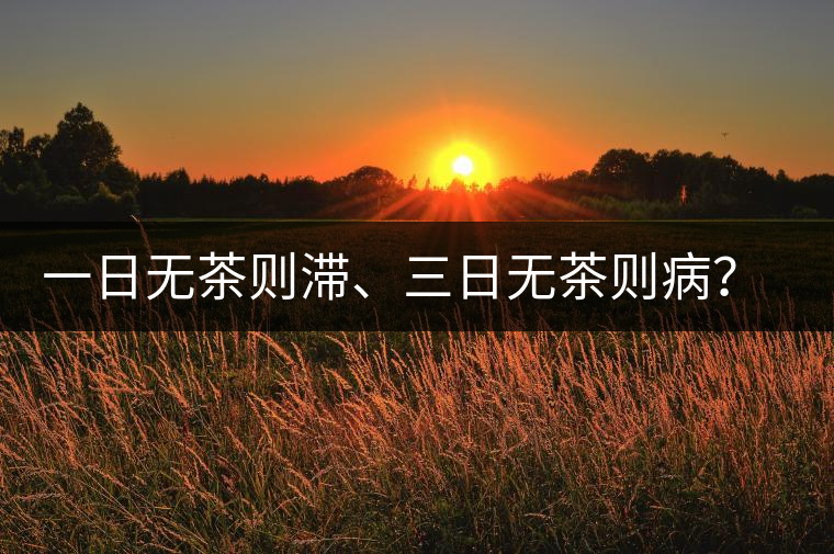 一日無茶則滯、三日無茶則病?清代普洱茶這么鼎盛? 一日無茶則滯、三日無茶則病?清代普洱茶這么鼎盛?