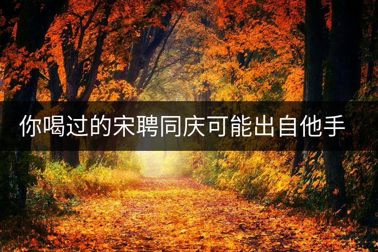 你喝過的宋聘同慶可能出自他手，他還發明了普洱熟茶！