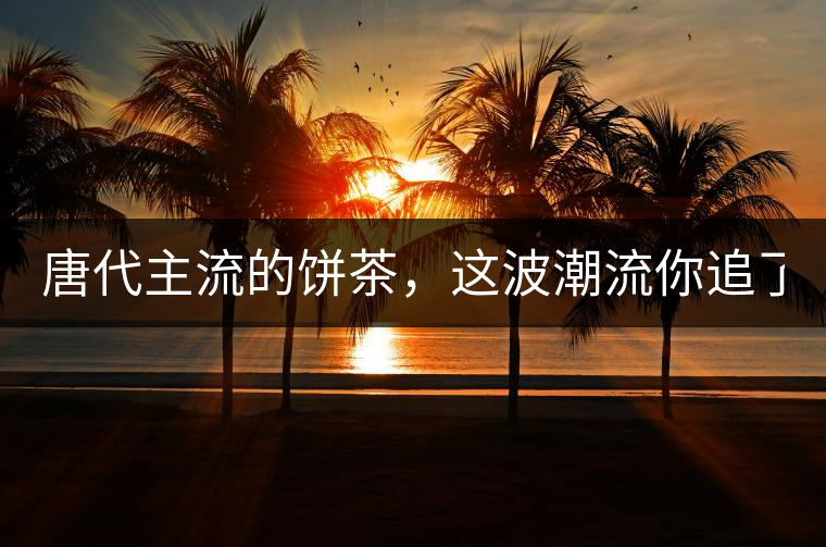 唐代主流的餅茶,這波潮流你追了嗎? 唐代主流的餅茶,這波潮流你追了嗎?