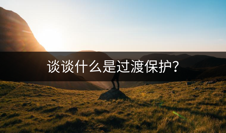 談談什么是過渡保護？