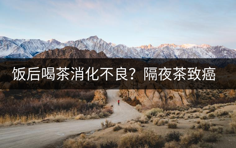 飯后喝茶消化不良?隔夜茶致癌?9個喝茶流言你該好好分個真假 飯后喝茶消化不良?隔夜茶致癌?9個喝茶流言你該好好分個真假