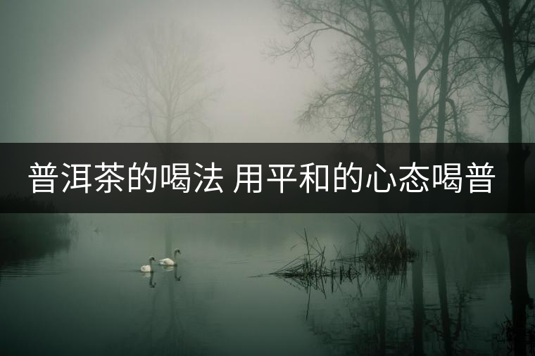 普洱茶的喝法 用平和的心態喝普洱茶