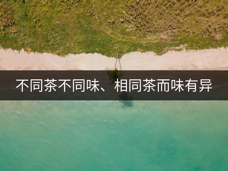 不同茶不同味、相同茶而味有異 不同茶不同味、相同茶而味有異