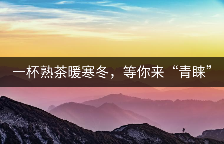 一杯熟茶暖寒冬,等你來“青睞” 一杯熟茶暖寒冬,等你來“青睞”