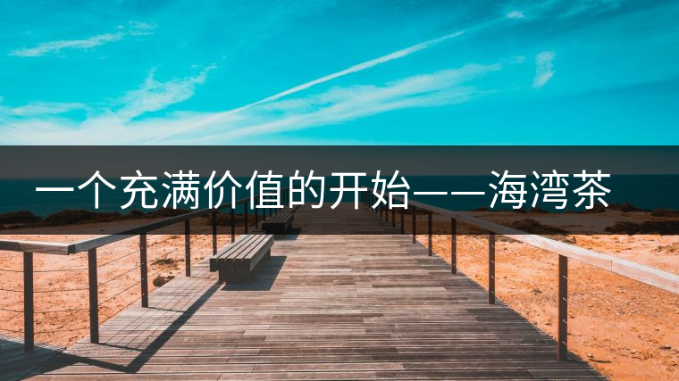 一個充滿價值的開始——海灣茶業良品沱上市