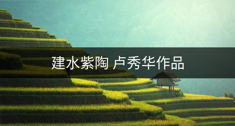 建水紫陶 盧秀華作品 建水紫陶 盧秀華作品