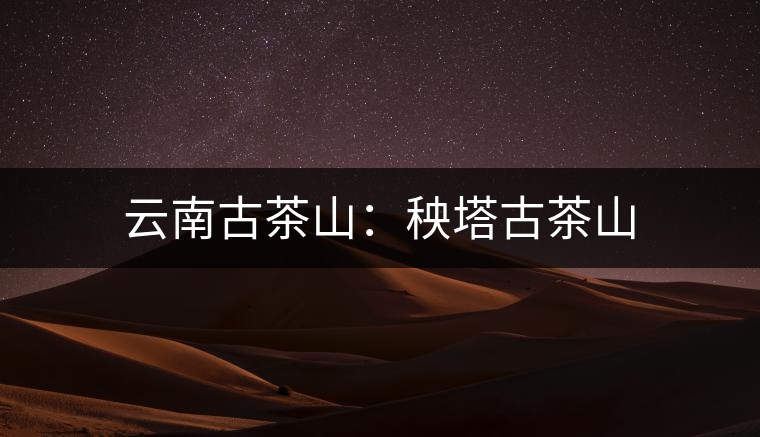 云南古茶山:秧塔古茶山 云南古茶山:秧塔古茶山