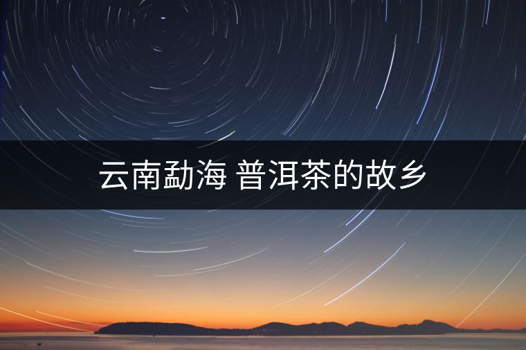 云南勐海 普洱茶的故鄉