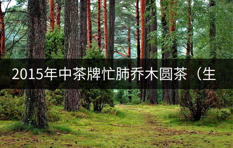 2015年中茶牌忙肺喬木圓茶(生茶)品評 2015年中茶牌忙肺喬木圓茶(生茶)品評