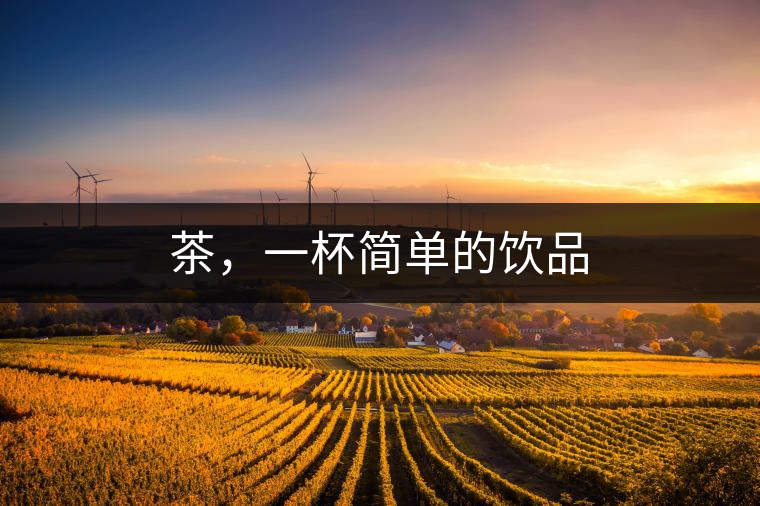 茶,一杯簡(jiǎn)單的飲品 茶,一杯簡(jiǎn)單的飲品