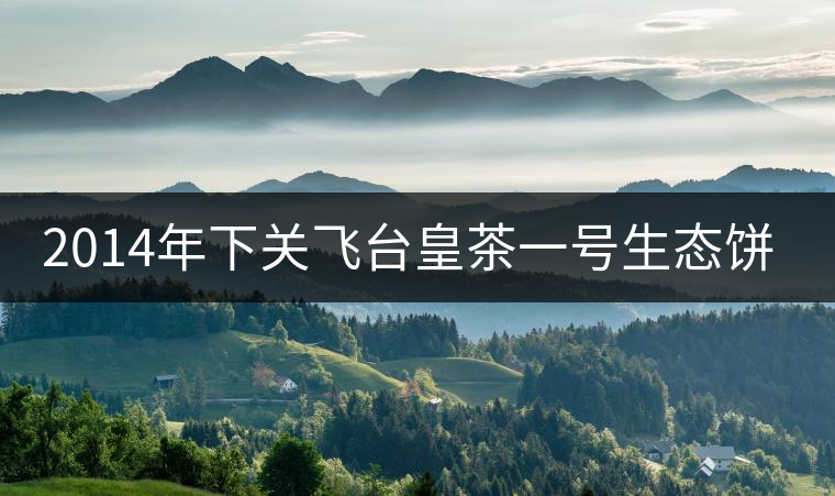 2014年下關飛臺皇茶一號生態餅品鑒