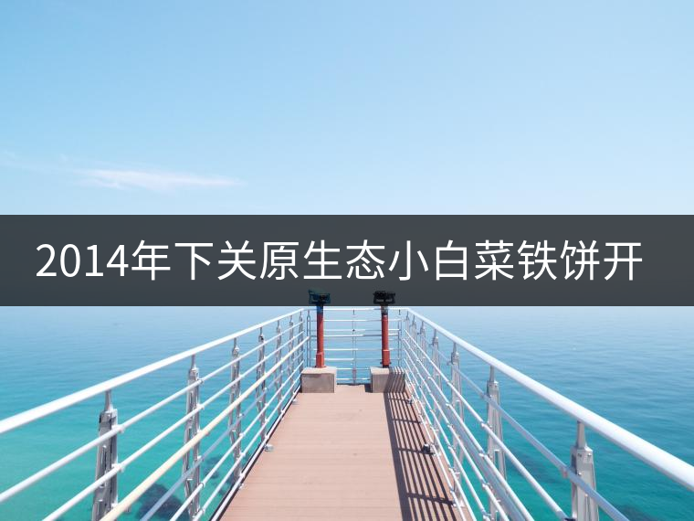 2014年下關原生態小白菜鐵餅開湯品鑒 2014年下關原生態小白菜鐵餅開湯品鑒